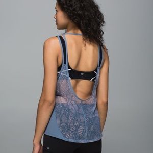 Lululemon Cool to Street Leaf Mesh Tank